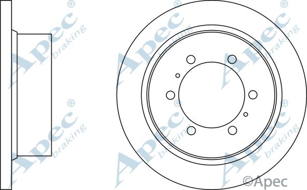 APEC BRAKING Тормозной диск DSK2015